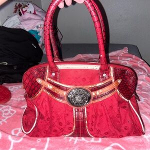 Rocawear Red and silver Satchel